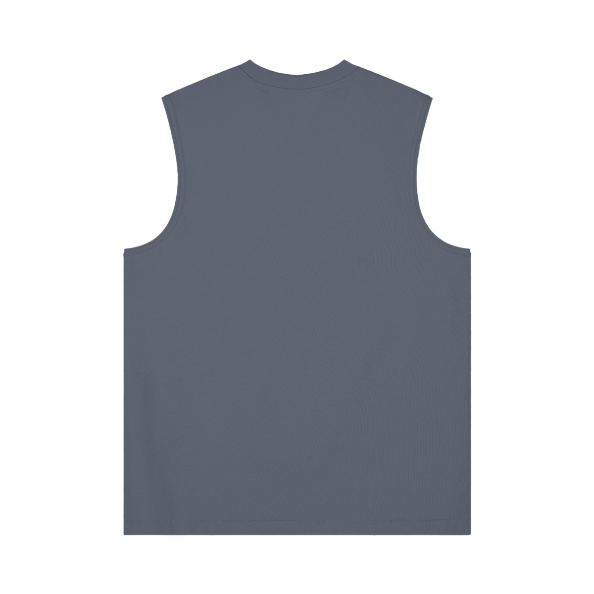 230GSM Women’s Cool-Touch Ice-Feel Solid Color Crew Neck Tank Top Dusty Blue