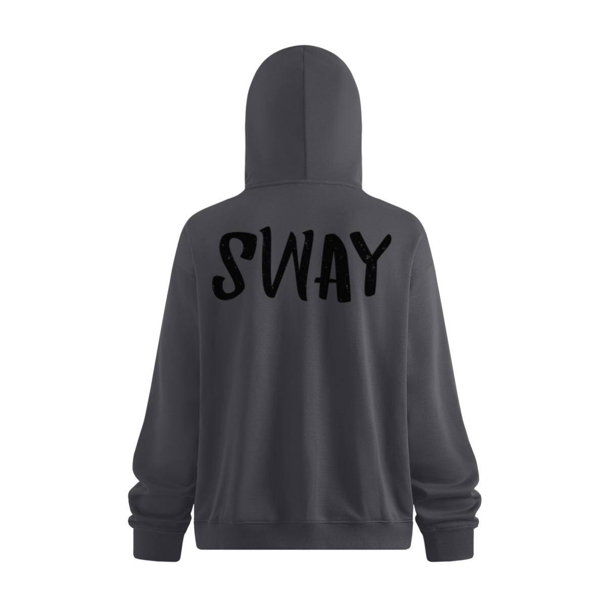 340GSM Men’s Trendy Fleece Zip-Up Windproof Face-Mask Hoodie Dark Grey